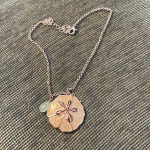 Sand dollar necklace